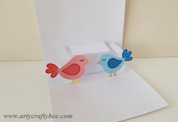 11 3d heart pop up card for valentines day