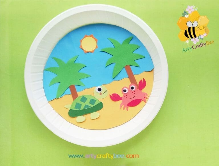 Easy Paper Plate Turtle Craft For Preschoolers