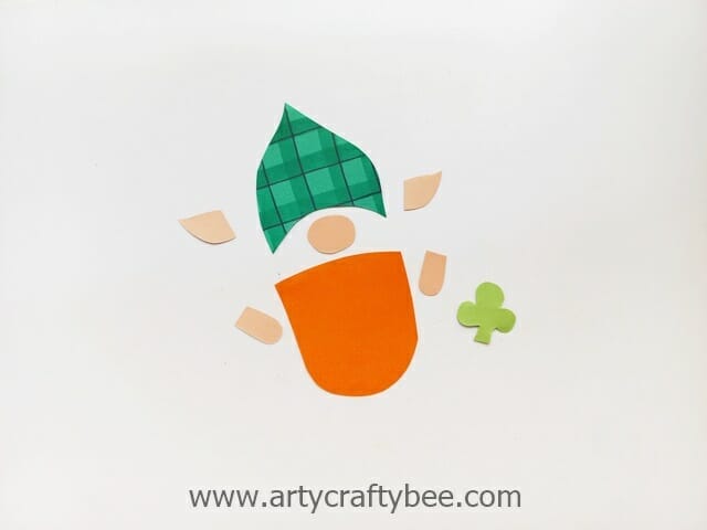 1 leprechaun gnome paper craft