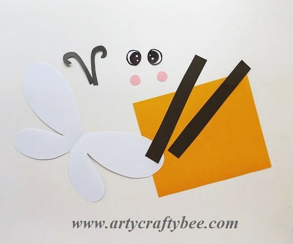 3d bee paper craft (1)