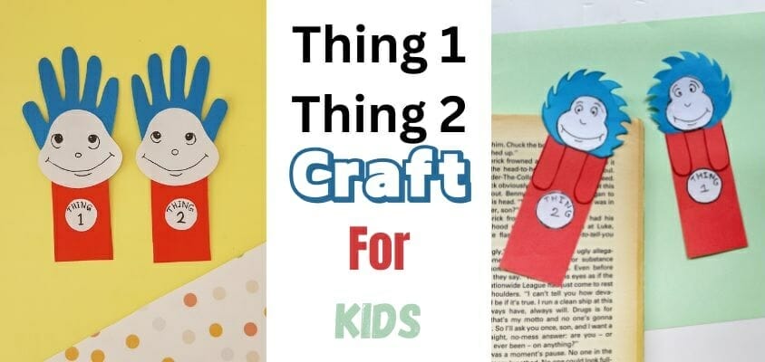 Thing 1 Thing 2 Craft For Kids