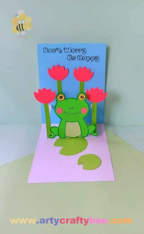 frog pun card for birthdays