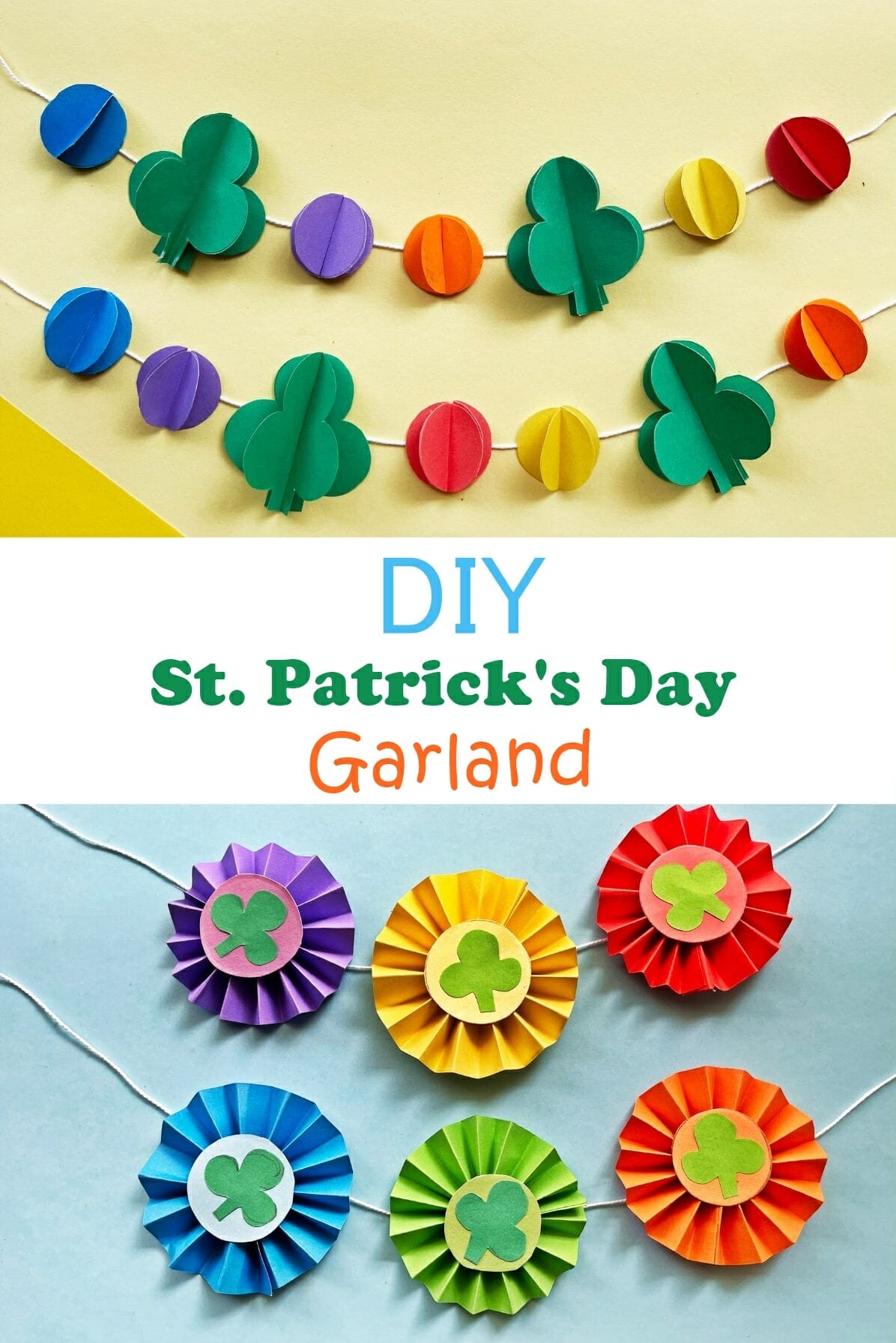 St. Patrick's Day DIY Shamrock Streamer Garland