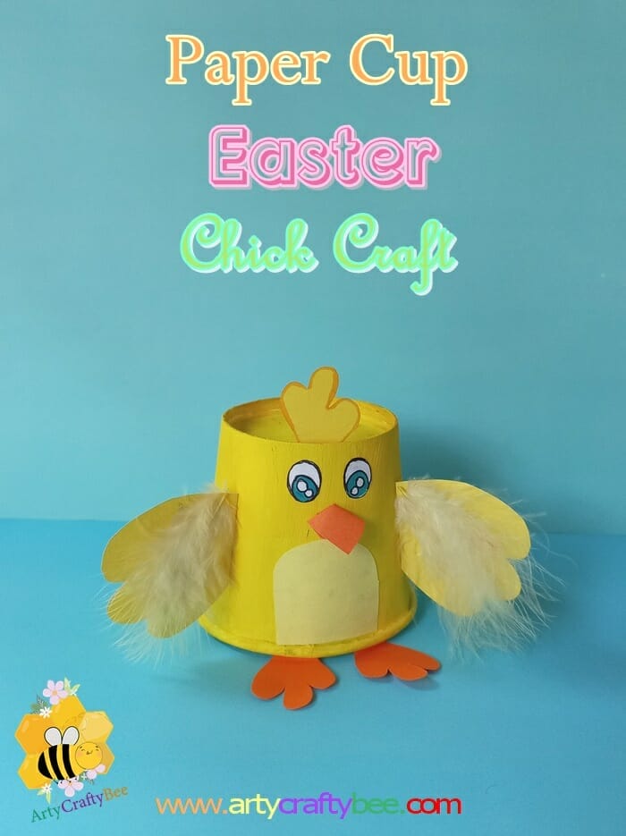 Easter Craft Paper Cup Chick Craft