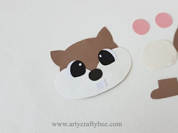squirrel craft paper bag craft for preschoolers