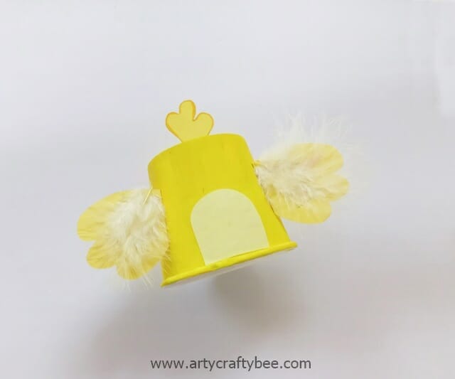  easter chick paper cup craft activities