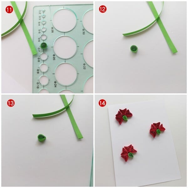 Quilling patterns for roses