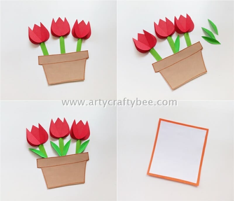  3D tulip card