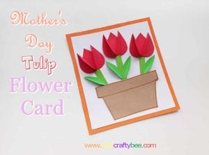 Cute tulip card