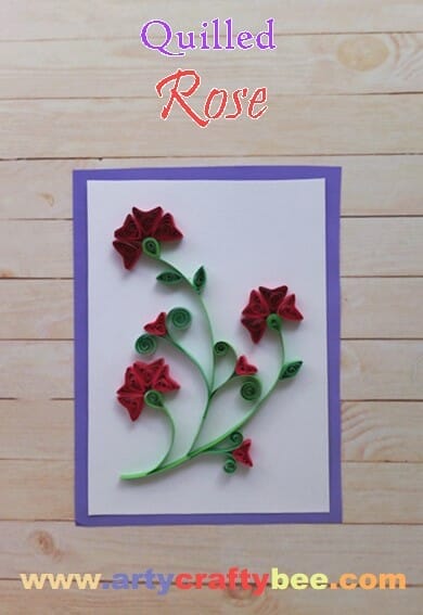 Quilling designs for roses