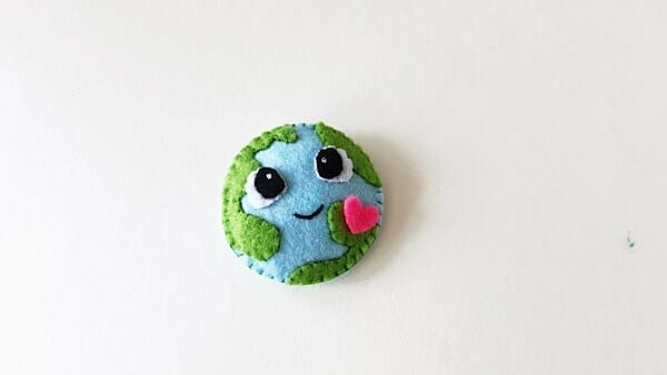 World Environment Day Craft Ideas - Earth Plush Easy Sewing Felt Craft -  Arty Crafty Bee