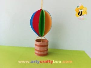 3d hot air balloon craft 