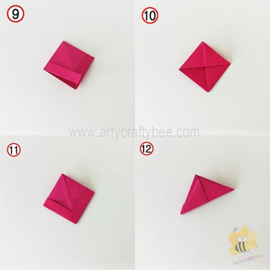 Origami boat craft step by step with pictures