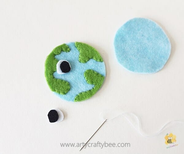 World Environment Day Craft Ideas - Earth Plush Easy Sewing Felt