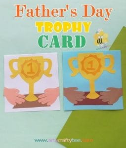 Father's Day Trophy Card Craft