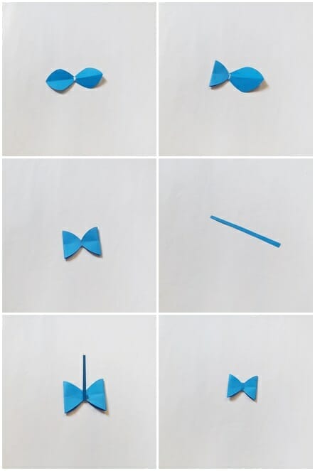how to make a paper bow 