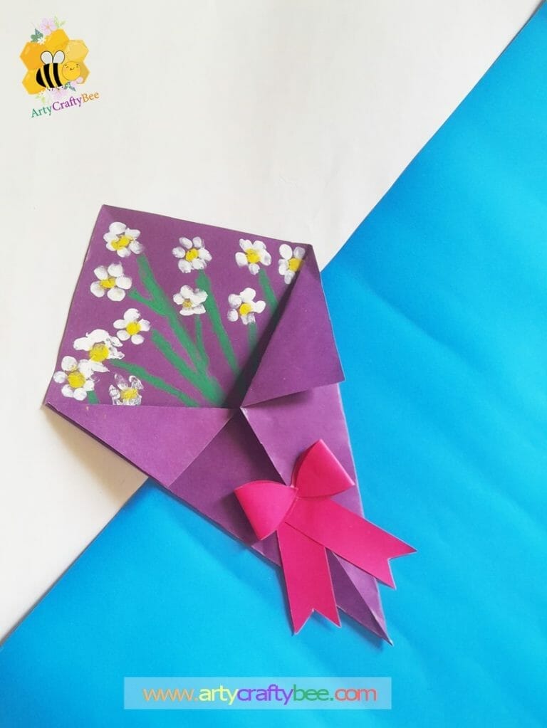 Finger-painted Daisy Crafts for Mother’s Day: Easy Painting Ideas for Kids and Adults