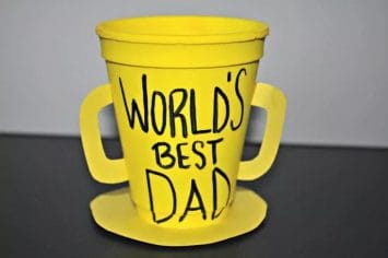 father's day trophy cup craft