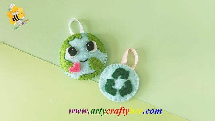 World Environment Day Craft Ideas – Earth Plush Easy Sewing Felt Craft