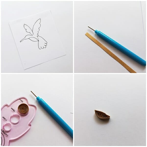 Quilling Bee Step by Step for Kids
