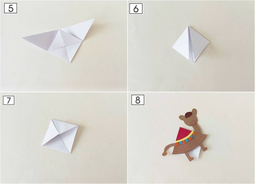 Paper camel craft easy