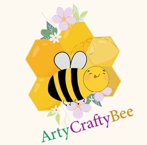 arty crafty bee logo