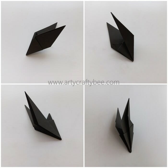 how to make a origami bat