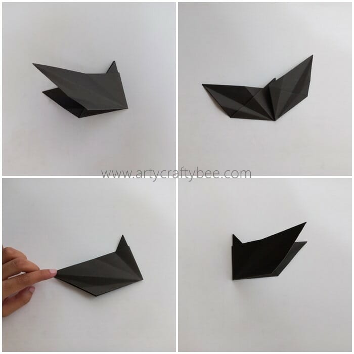 how to make origami bat