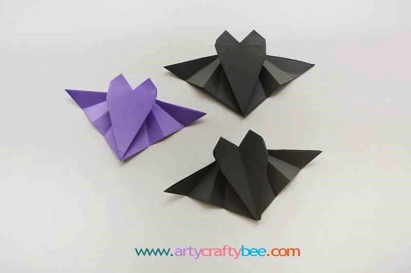 origami bat step by step