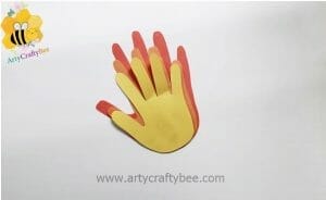 handprint turkey template