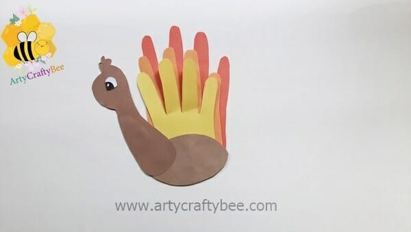 6kids handprint turkey crafts