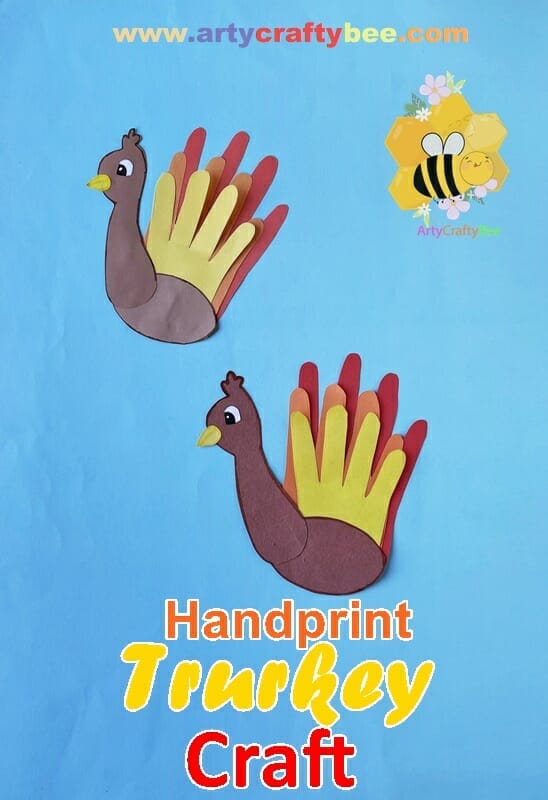 handprint turkey craft ideas