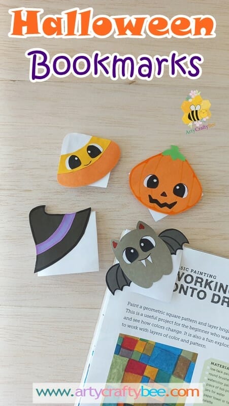 origami halloween bookmarks craft