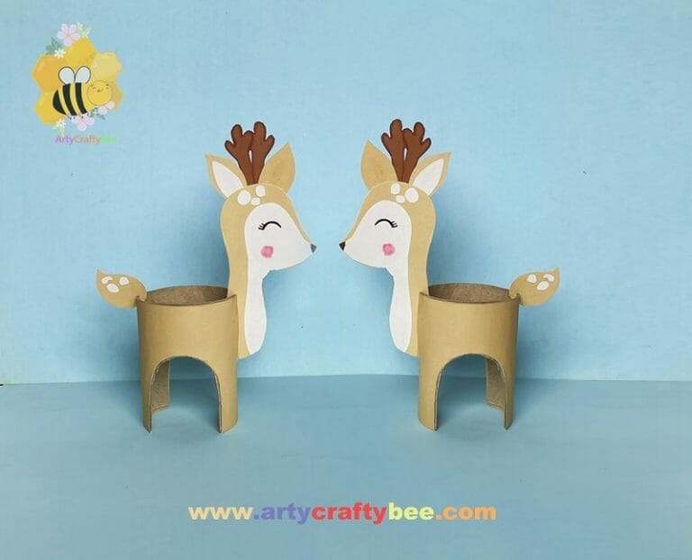 Easy Toilet Paper Roll Reindeer Craft