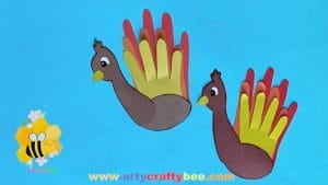 thanksgiving thankful handprint turkey