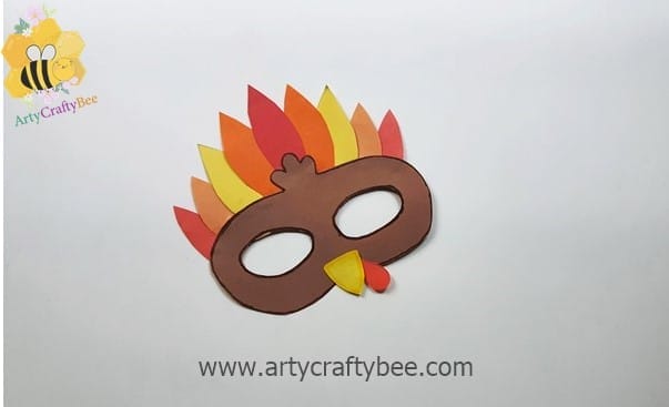 turkey mask thanksgiving props