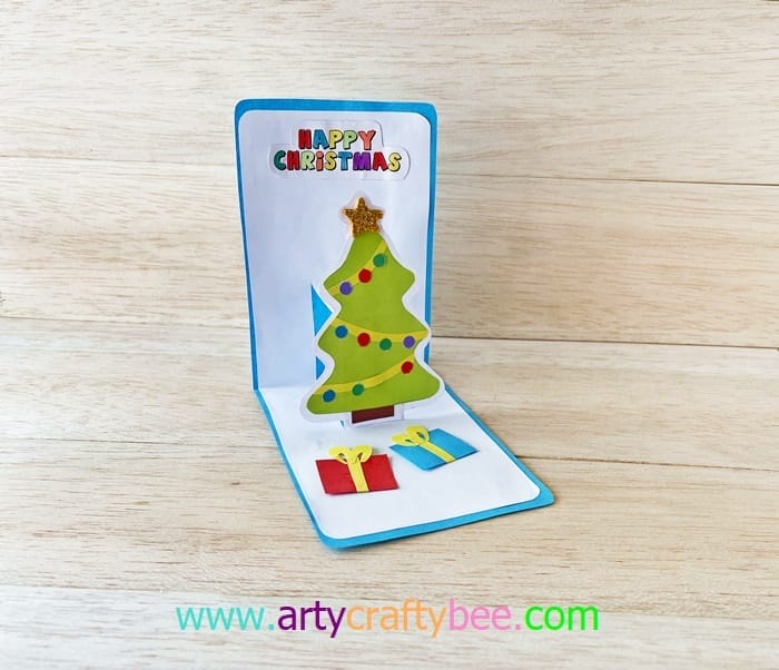 CHRISTMAS CARD MAKING IDEA, DIY Christmas Greeting Card, Pop-up Card