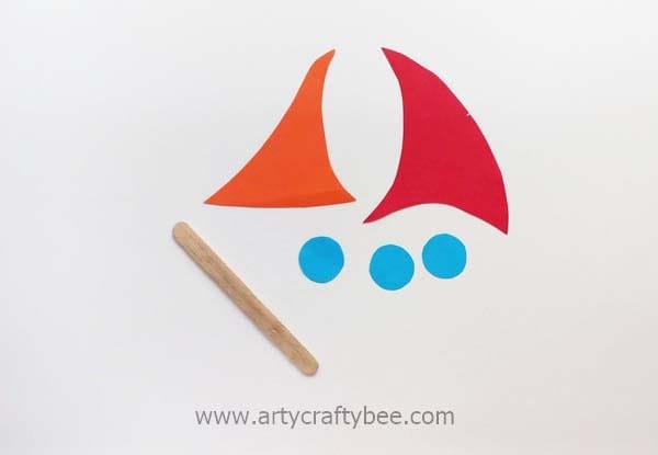  paper plate boat craft for toddlers
