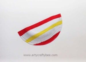 paper plate boat arts and craft