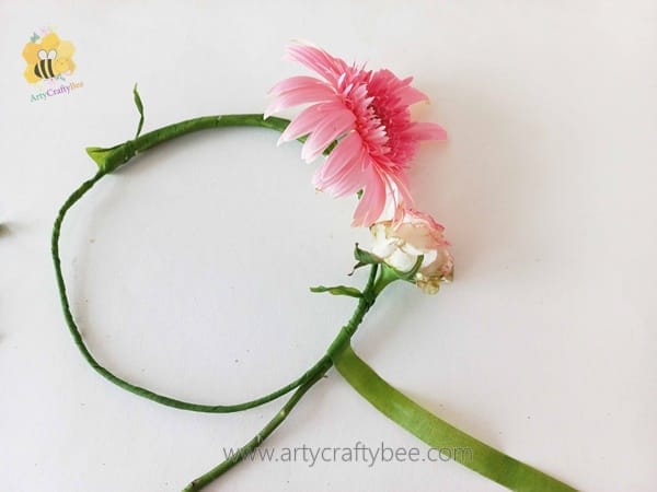 8diy flower crown wedding