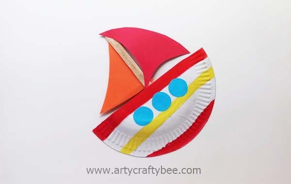paper boat craft for preschoolers