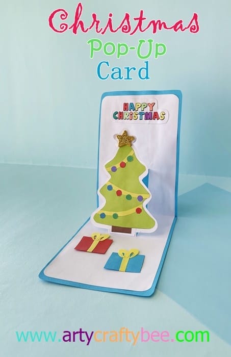 christmas pop up card templates free download