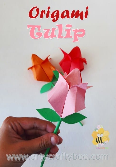 origami tulip tutorial