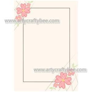 floral card design for invitation
