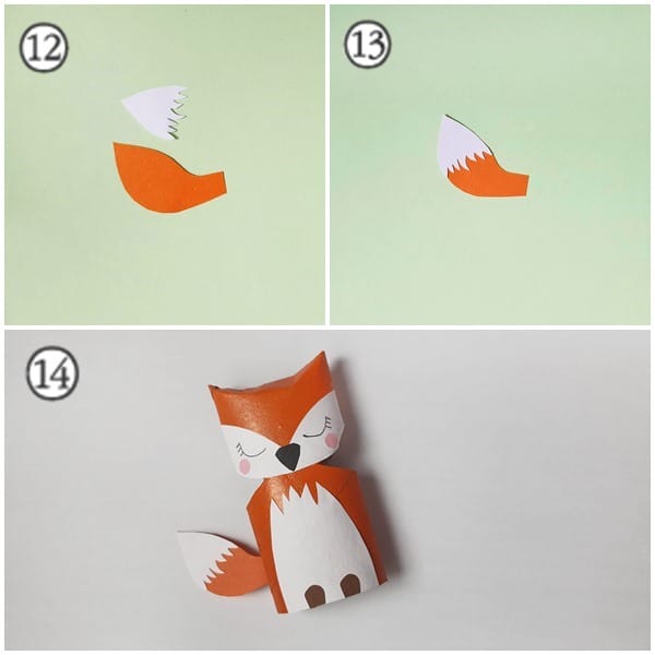 toilet paper roll fox pattern free