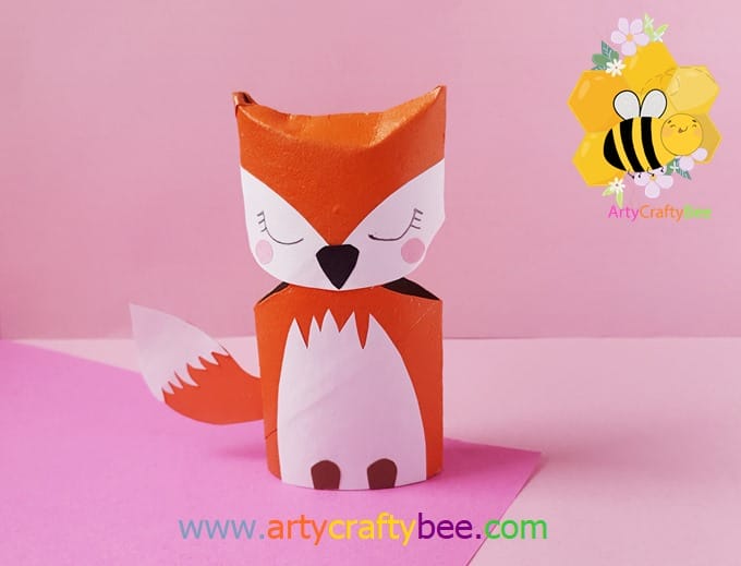 toilet paper roll fox craft