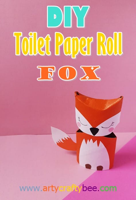 toilet paper roll fox pattern free